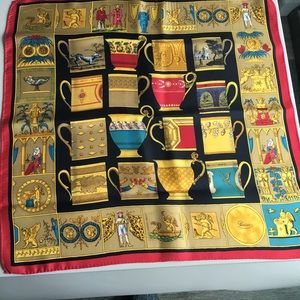 Gucci silk pocket square